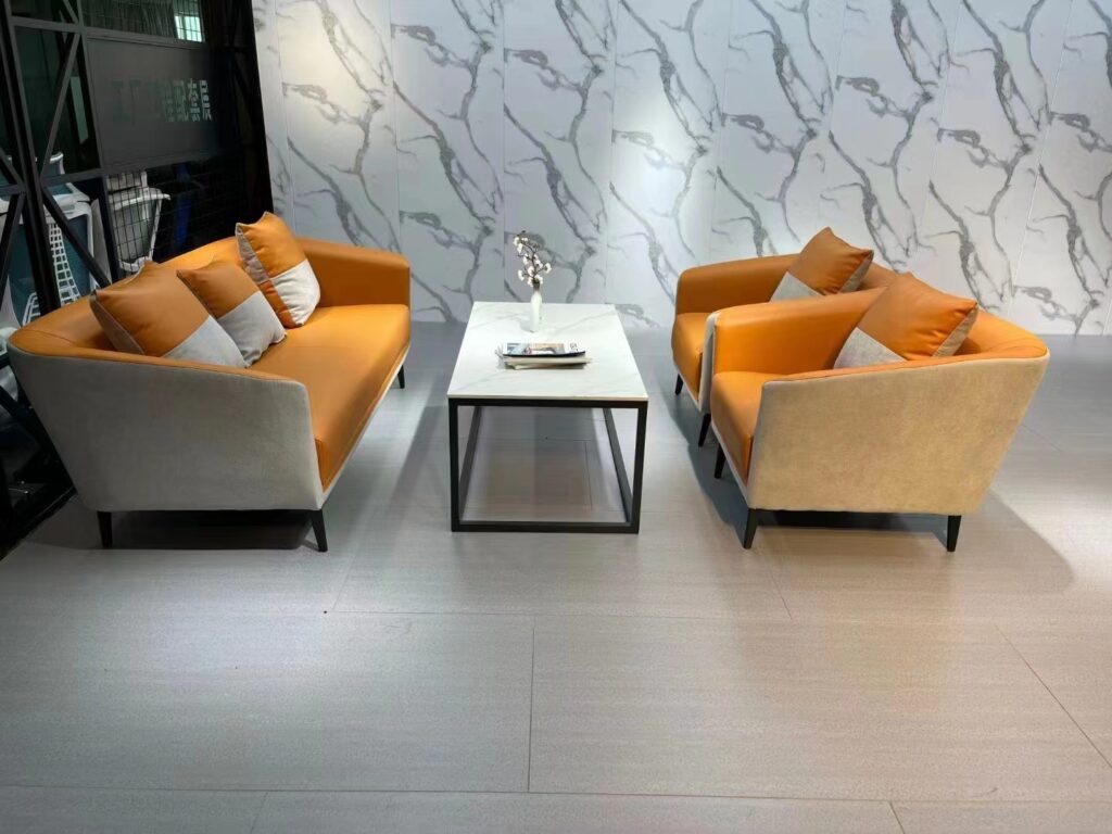 Nordic Dinning Chair Set Modern hotel luxury Fabric restaurant dining room chair