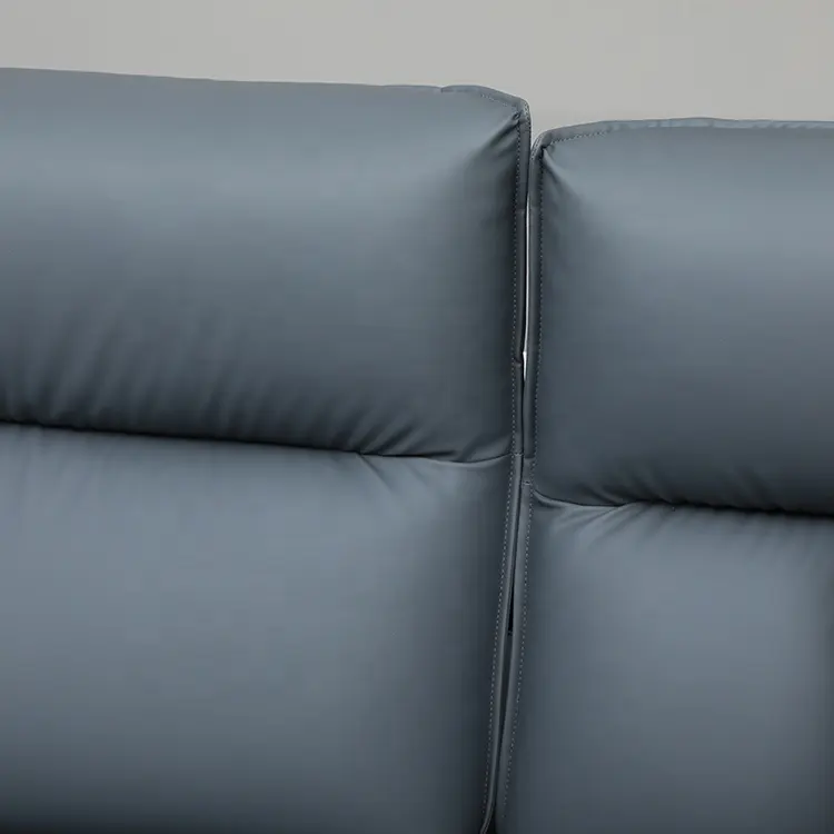 Best Selling Modern 1 Shaped Small Rooms High Density Leather Sofa Furniture Set Bed Modern Sofas