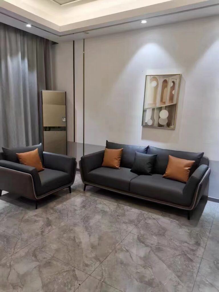 Wholesale Luxury Furniture Italian Leather Sectional Couch Sofa Set