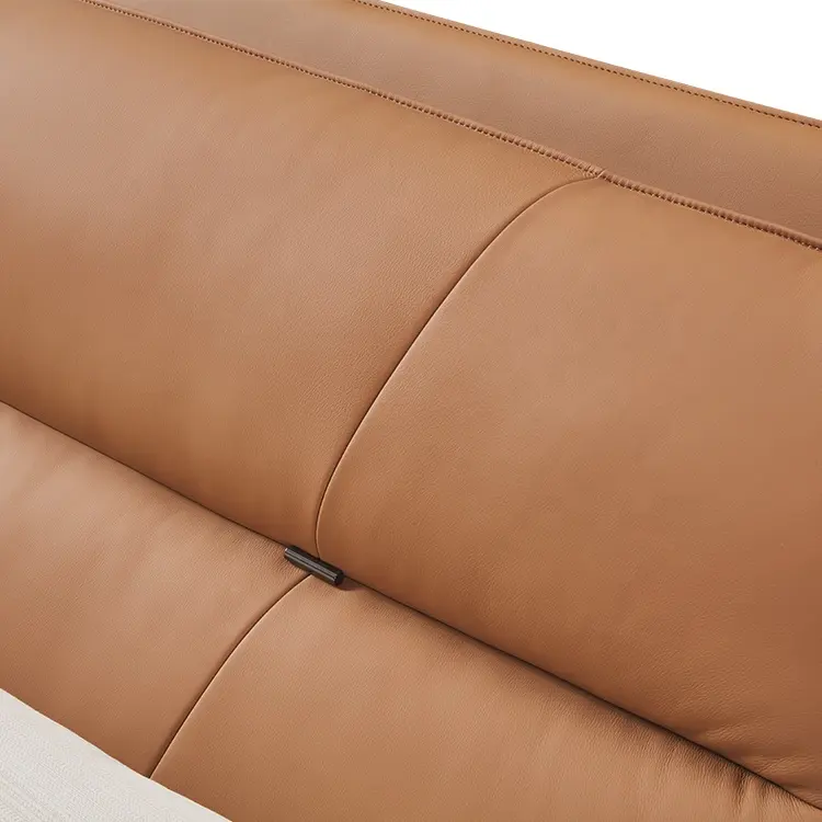 China Wholesale Modern Luxury Furniture Solid Wood Genuine King Size Leather Sofa Bed Wooden Beds