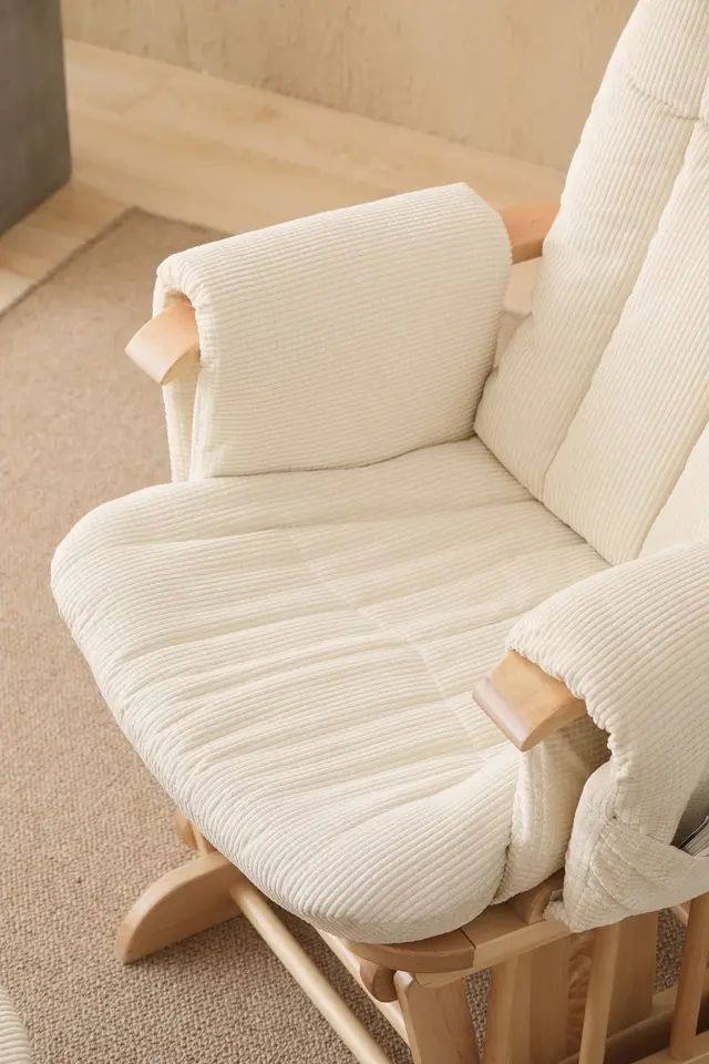 Modern design living room furniture solid wood sofas rocking chairs