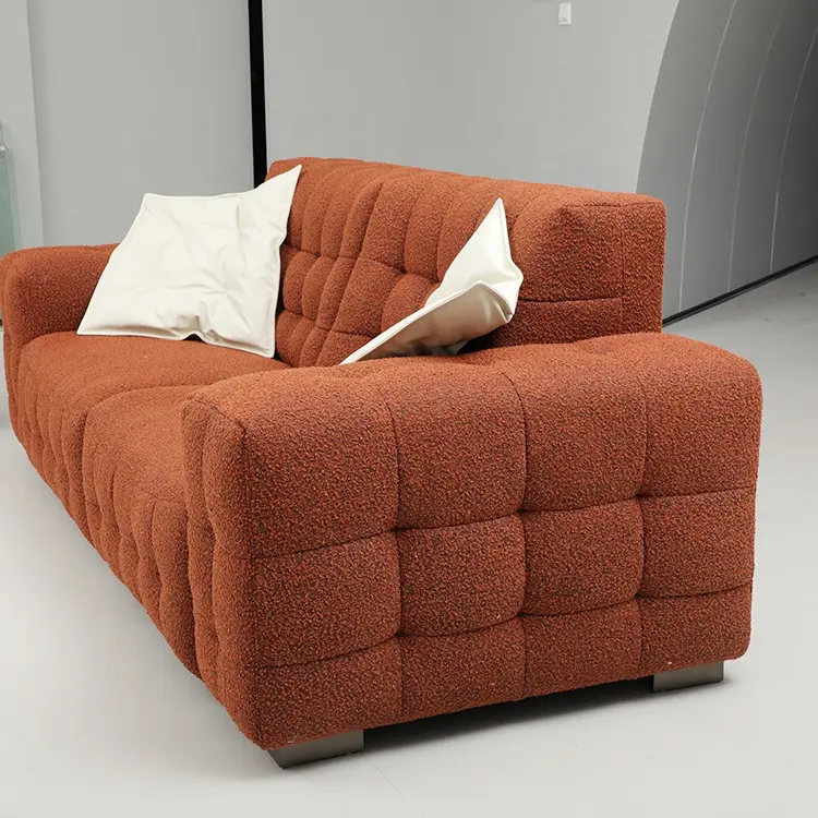 American Modern Living Room Lounge Furniture Sofa Set 3 Seater Design Leather Sofa Set