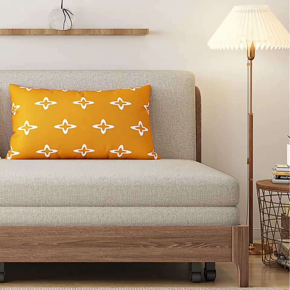 Soft velvet Sleeper fold single sofa bed with storage sofa cum bed wooden modern linen convertible folding sofa bed furniture