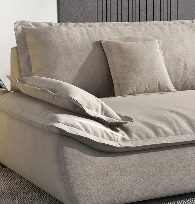 Italian light luxury deep sailing sofa modern minimalist latex sofa down technology cloth sofa for living room furniture