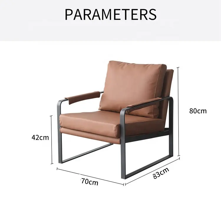 Hot sales Upholstered Dining Chair Simple Design Sofa Chair wholesale living room sofa