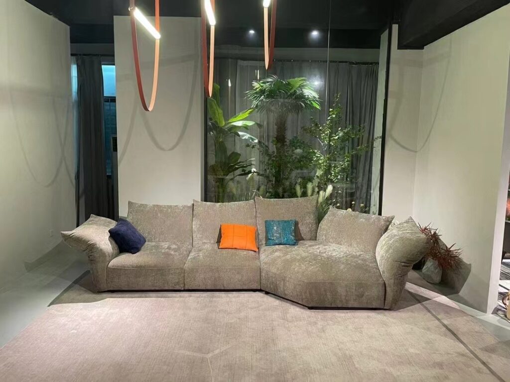 Wholesale of the latest Nordic luxury high-end sofasfabric sofas corner sofas4-seater sofas