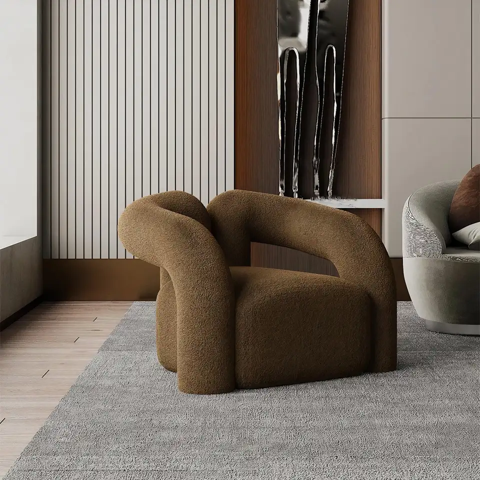 Nordic vision high quality sofa chair contemporary leisure chairs living room home furniture