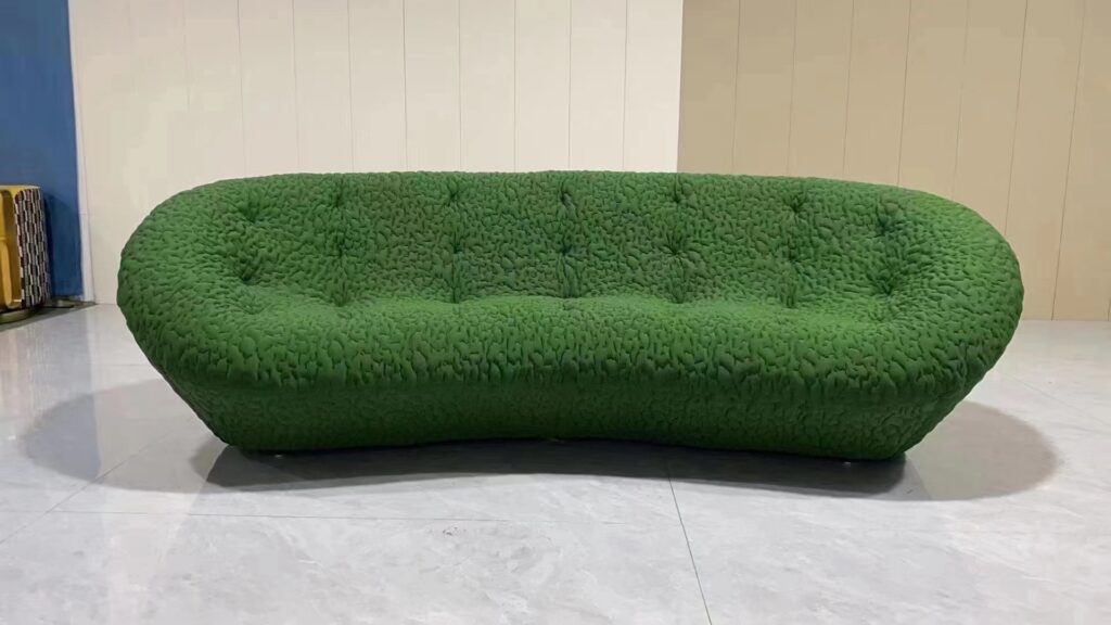 Modern I shape sectional leather sofa Fabric sofa set for home living room furniture