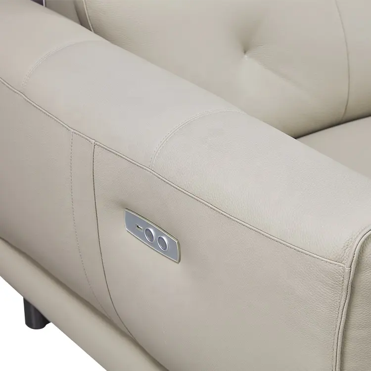 Living Room Furniture Smart Sofa Set Executive Button Tufted Leather Chesterfield Sofa Leather Couches And Sofas