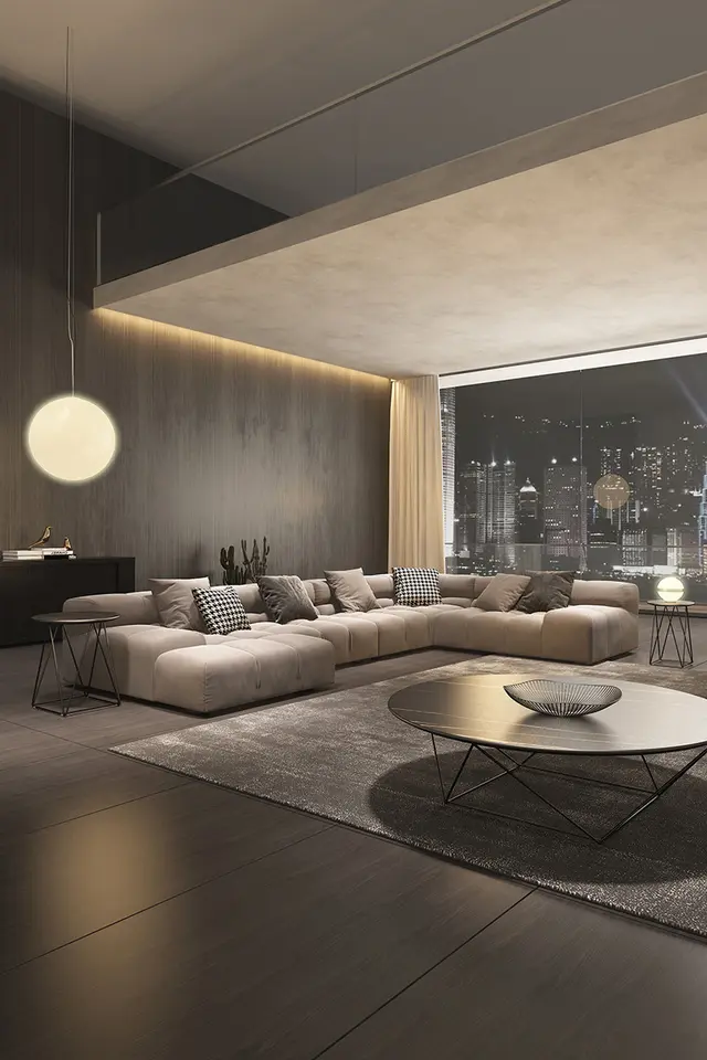 Designer l shape relax comfortable module modular corner floor sofa set for living room mall