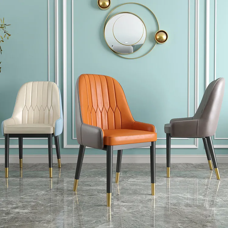 Sofas Gold Luxury Metal Nordic Single Leather Office Chair Designs Upholstered Modern Home Living Room Sofas Set Furniture