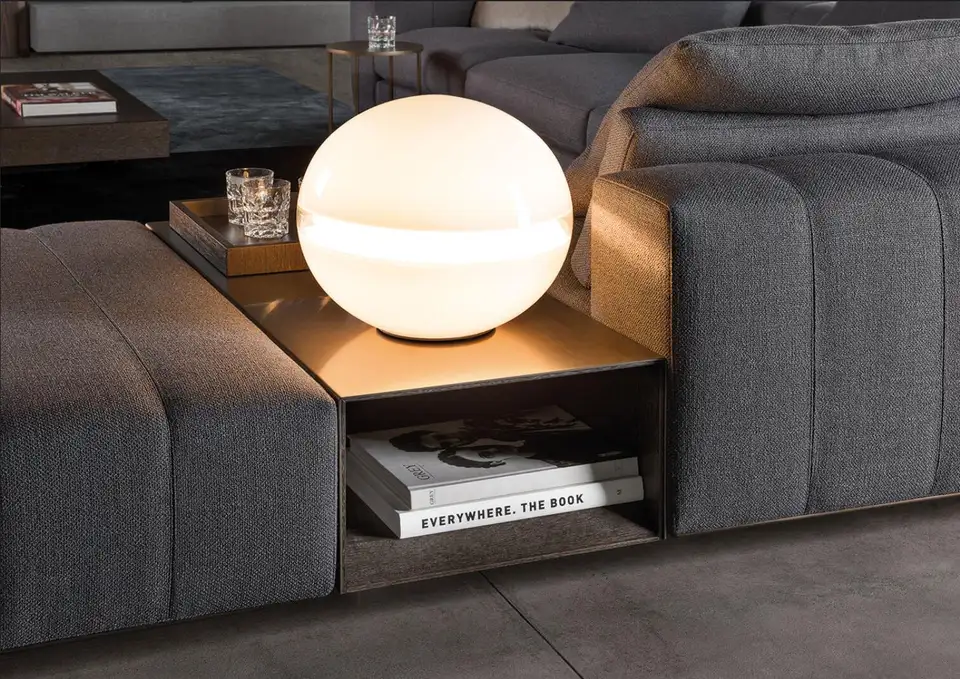italian modern style furniture hotel lobby leather sectional corner sofa villa living room sofa set