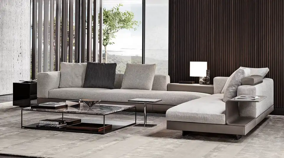 Hot selling modern living room fabric sectional sofa sets living room italian sofa sets