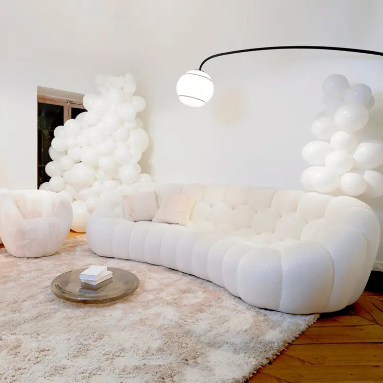 luxury Italian customized high-quality living room sofa couches