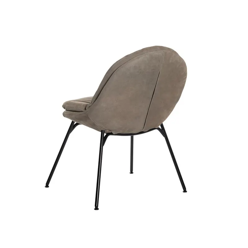 New design vintage fabric modern dining chair comfortable lazy coffee chair home luxury office chair