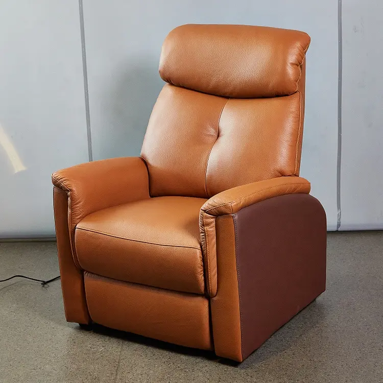 Comfortable Cotton And Linen Fabric Modern Sofa Single Convertible Power Electric Functional Sofa Bed
