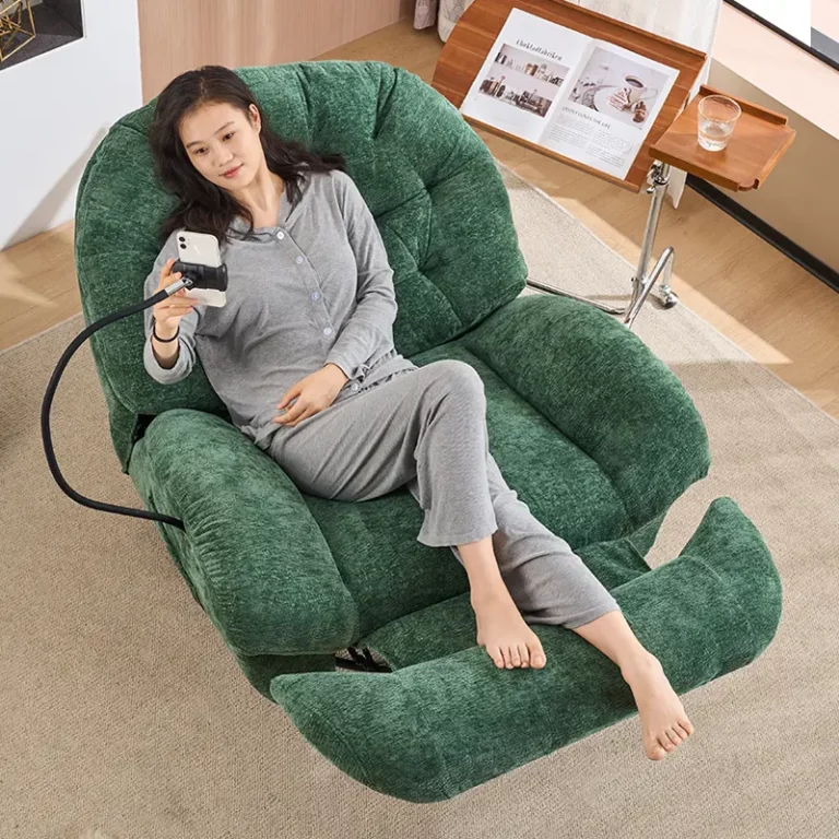Green Sofa Lie Down And Sleep Space Capsule Multi-Function Rocking Chair Electric Rotating Leisure Single Sofa For Living Room
