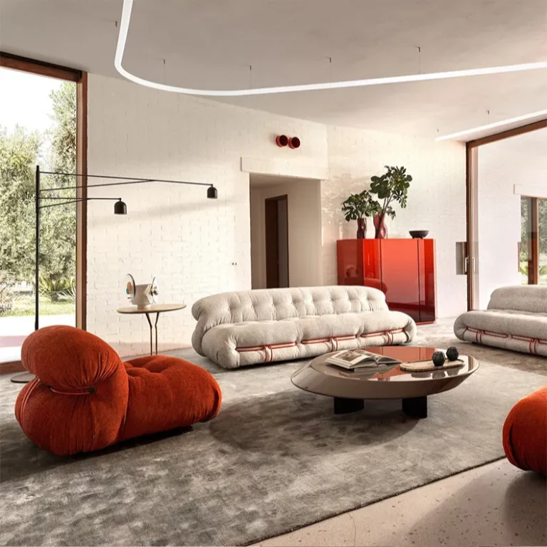 Design Nordic Style White Single Three Two Seater Lazy Hippo Sofa Teddy Flannel Single Sofa Chair With Metal Frame