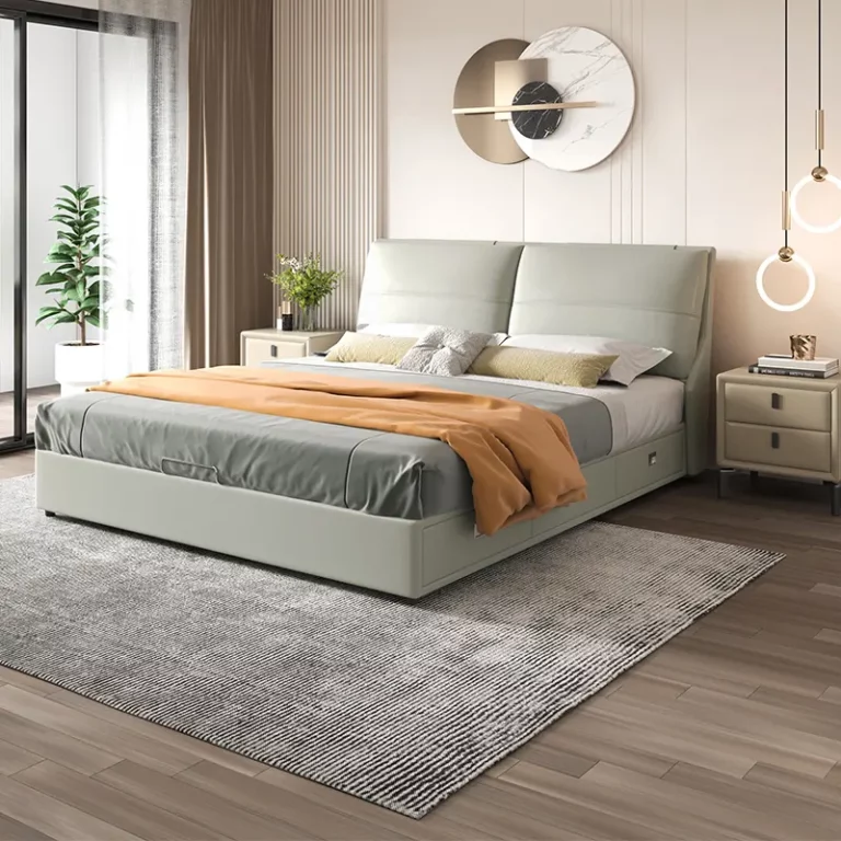 simple modern leather beds king size bed with storage drawers