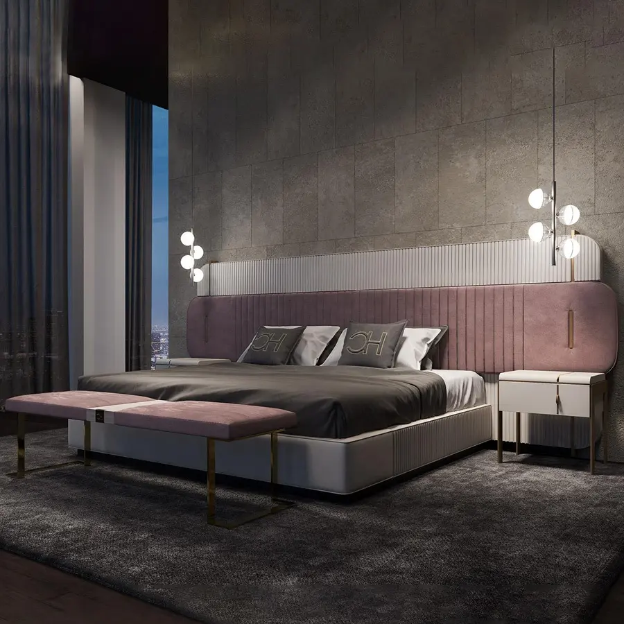 latest contemporary carpanese home Italia upholstered bed furniture modern papillon xl big leather Italian luxury bed