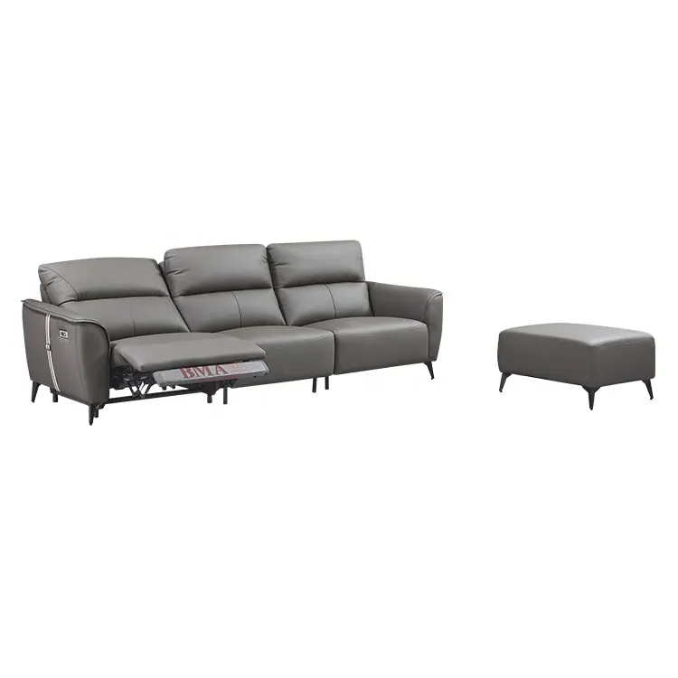 Leather Multi-functional Modern Leather Recliner Genuine Leather Smart Sofa Sets Corner Combination Italian Electric Sofa