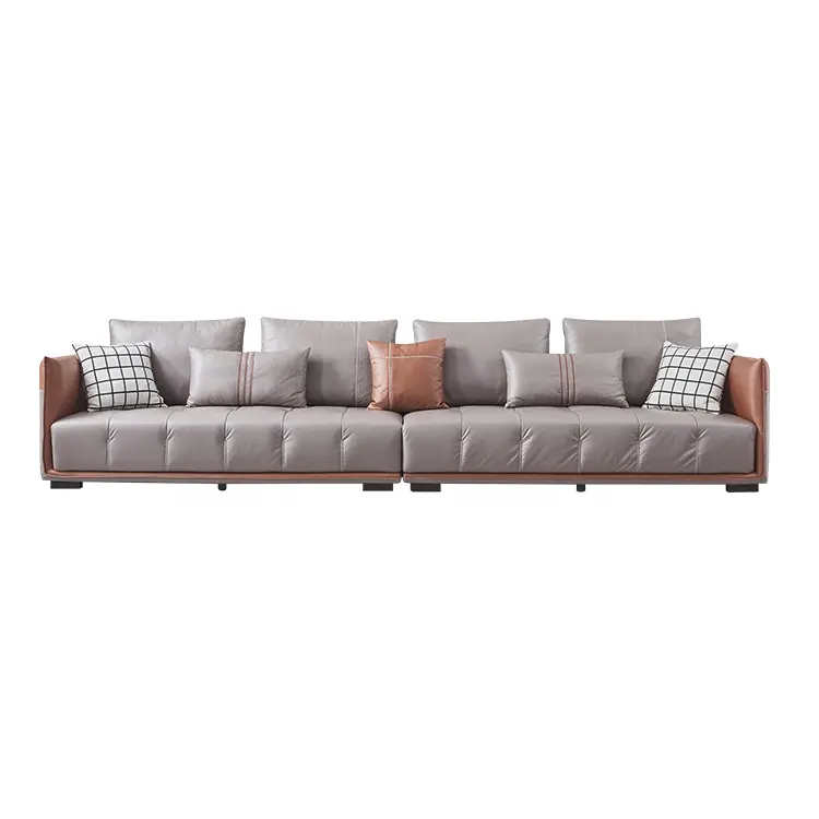 Italian Minimalist Living Room Large Corner Combination Fabric High-end Designer Living Room Custom Furniture Luxury Sofa