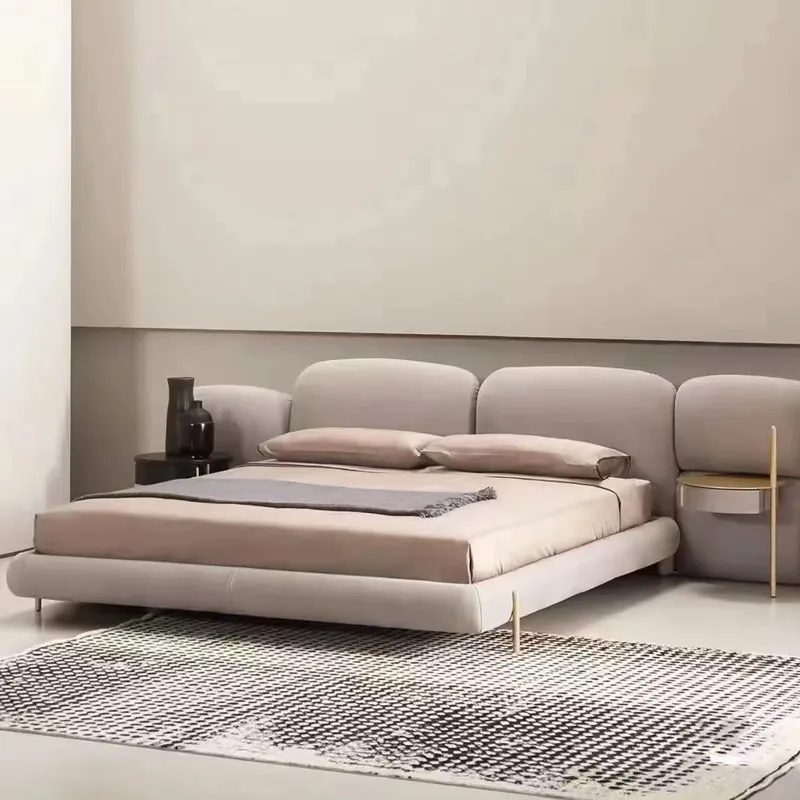 house bed design double modern 180x200 italian king size queen leather luxury designer bed luxurious furniture