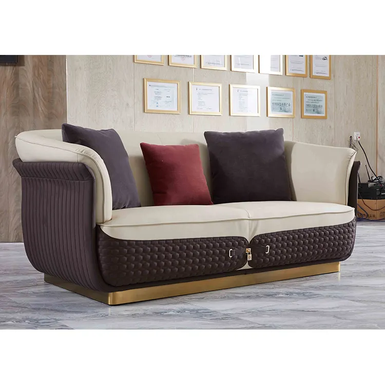general use leather recliner sofa solid wood soft home sofa set leather sofa set furniture living room