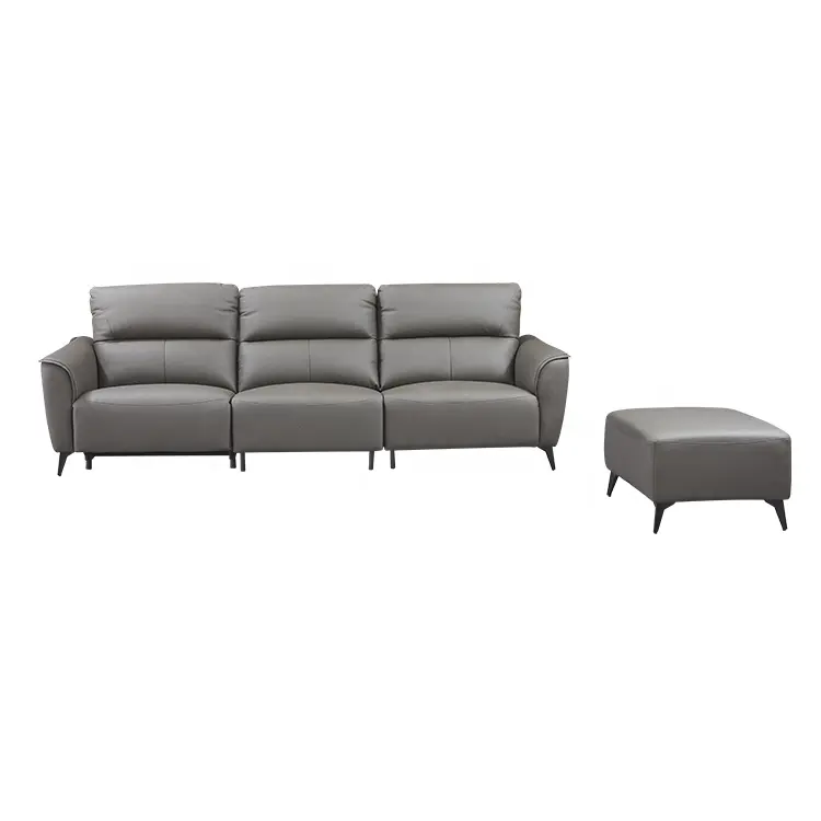 Leather Multi-functional Modern Leather Recliner Genuine Leather Smart Sofa Sets Corner Combination Italian Electric Sofa