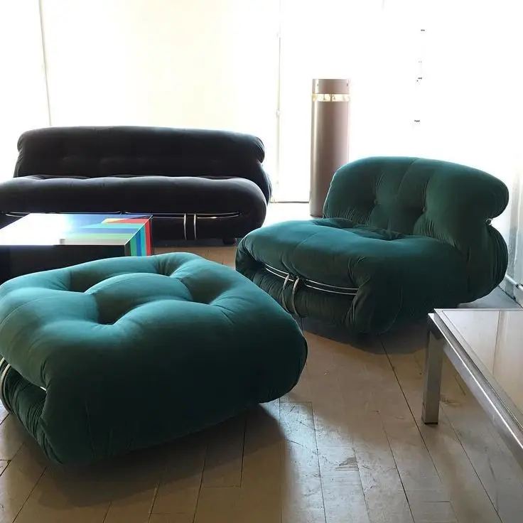 Nordic Creative Designer Sofa Lobby Square Fabric Sofa Leisure Lamb Wool Sofa Teddy Bouclette Lounge Chair For Living Room Hotel