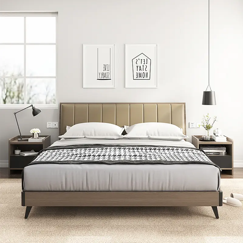 China Manufacture wooden bedroom furniture for sale