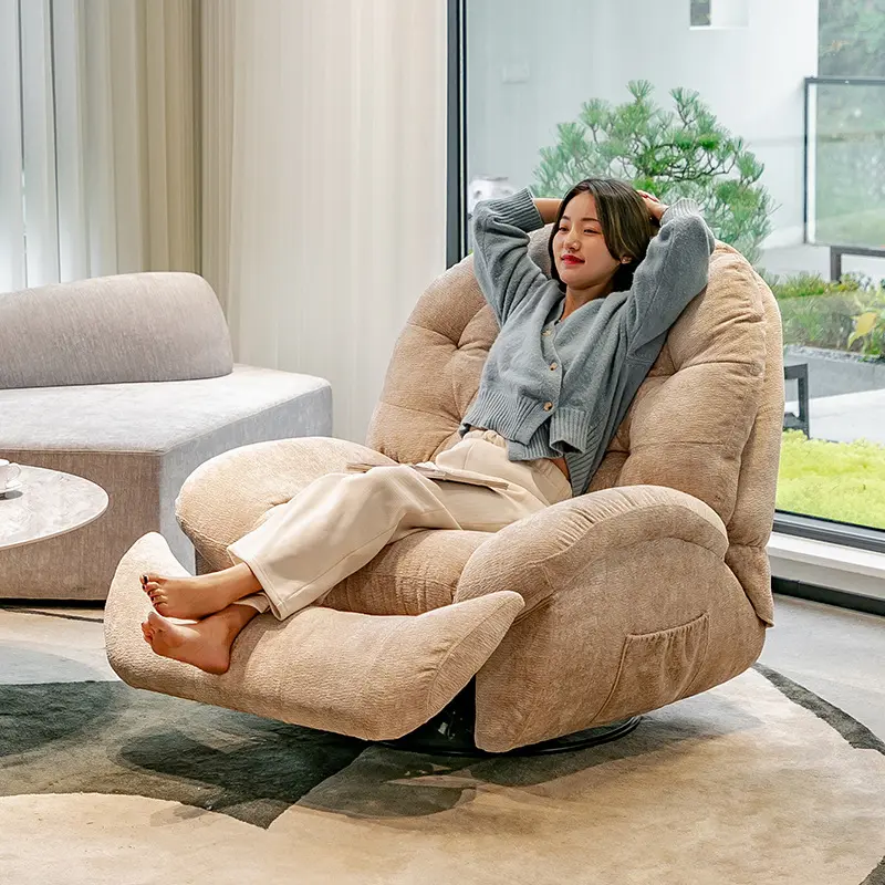 Green Sofa Lie Down And Sleep Space Capsule Multi-Function Rocking Chair Electric Rotating Leisure Single Sofa For Living Room