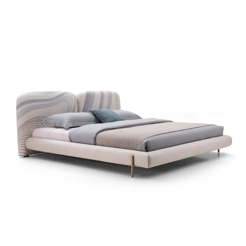 house bed design double modern 180x200 italian king size queen leather luxury designer bed luxurious furniture