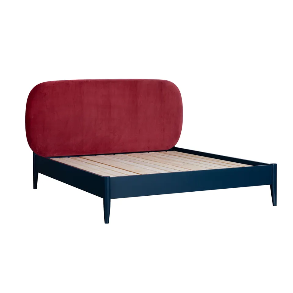 Wholesale Popular Luxury Modern Hotel King Size Solid Wooden Bed Frame Hotel Furniture