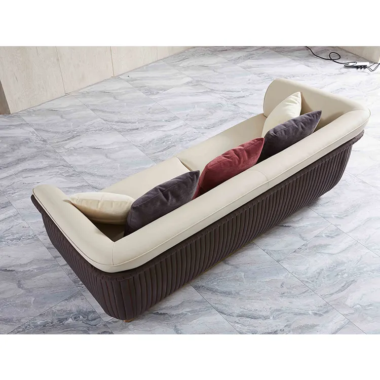 general use leather recliner sofa solid wood soft home sofa set leather sofa set furniture living room