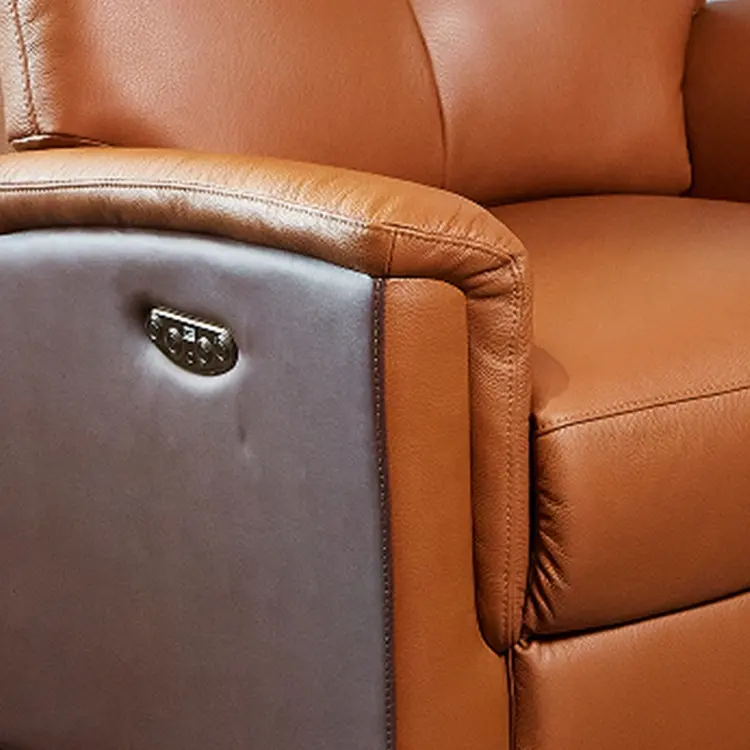 Comfortable Cotton And Linen Fabric Modern Sofa Single Convertible Power Electric Functional Sofa Bed
