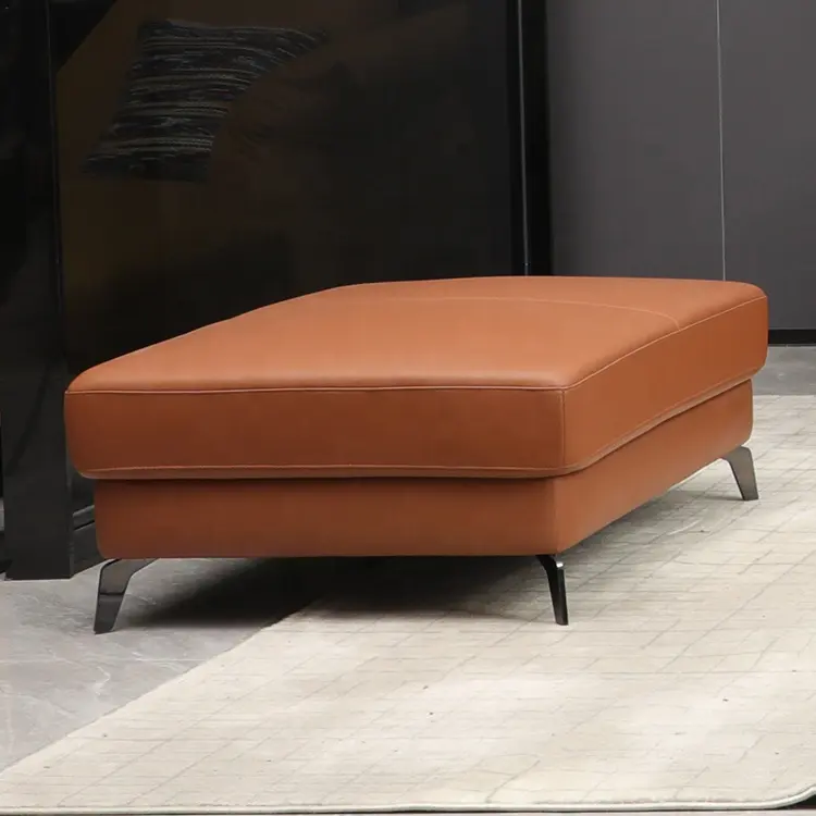 ODM Manufacturer Electric Adjustable Footrest 3 Section Seats Cattle Hide Living Room Set Luxury Sofa