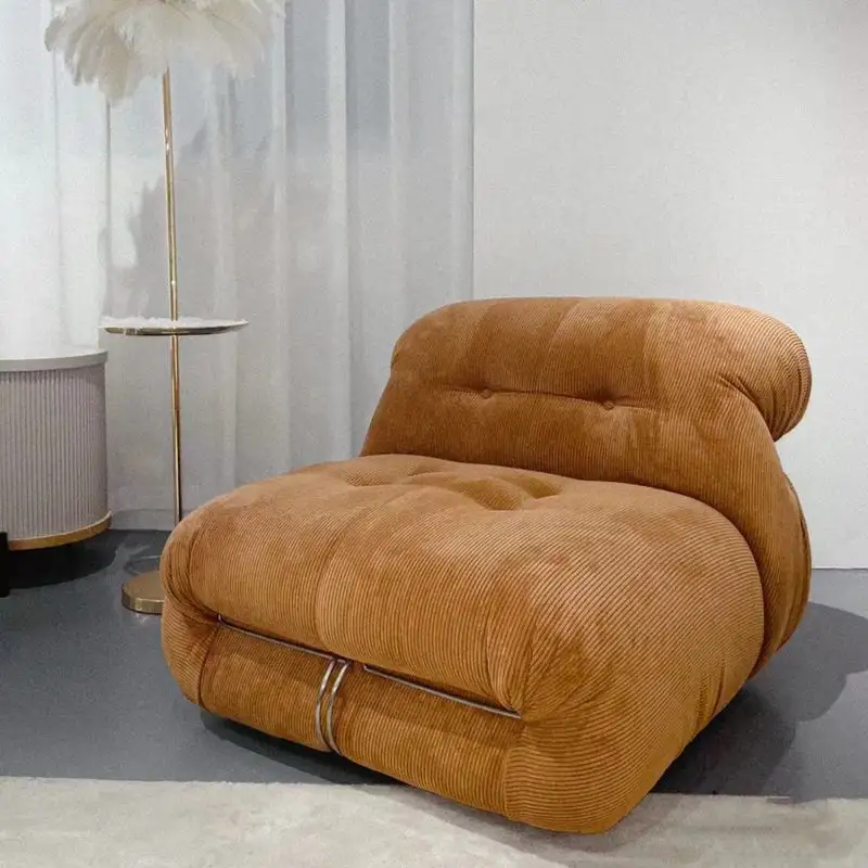 Nordic Creative Designer Sofa Lobby Square Fabric Sofa Leisure Lamb Wool Sofa Teddy Bouclette Lounge Chair For Living Room Hotel