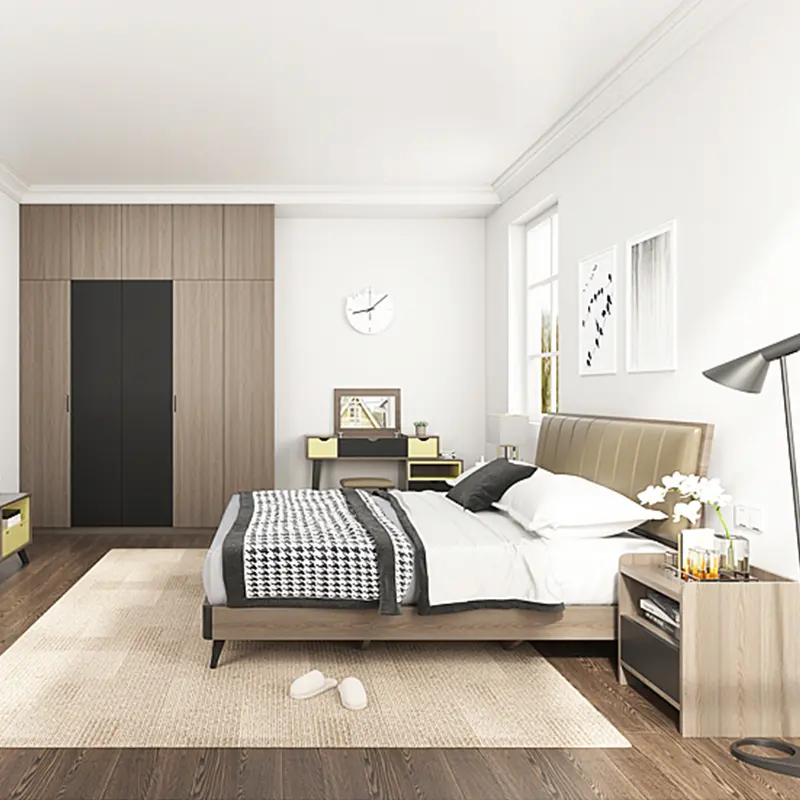 China Manufacture wooden bedroom furniture for sale