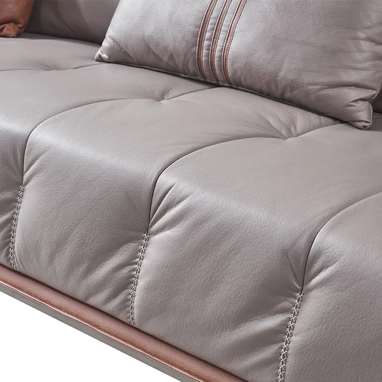 Italian Minimalist Living Room Large Corner Combination Fabric High-end Designer Living Room Custom Furniture Luxury Sofa