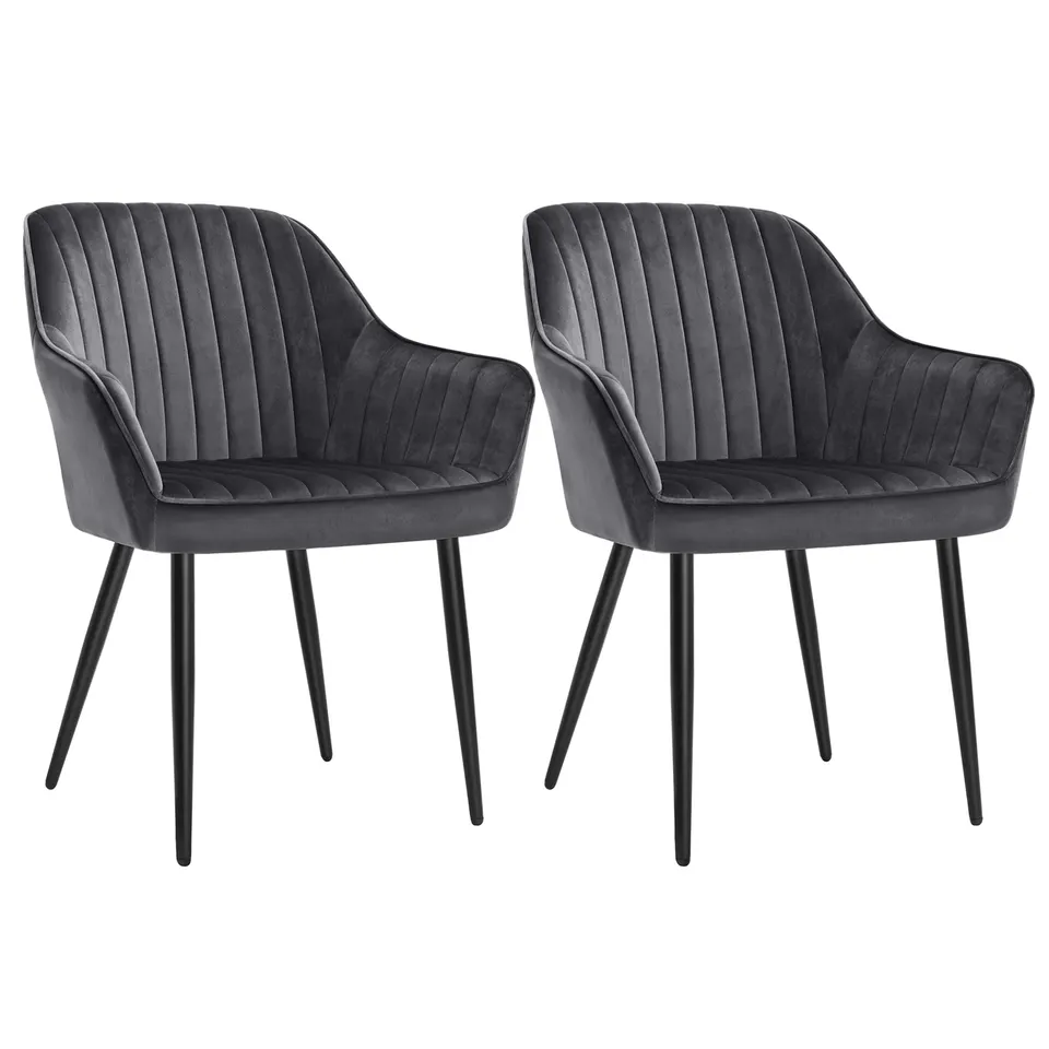 Luxury Modern Hotel Velvet Arm Upholstered dining chair Accent Chair Living Room Furniture Armchair