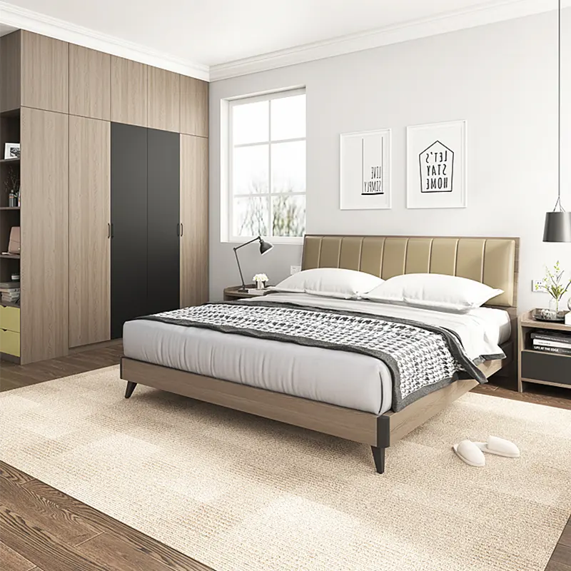China Manufacture wooden bedroom furniture for sale
