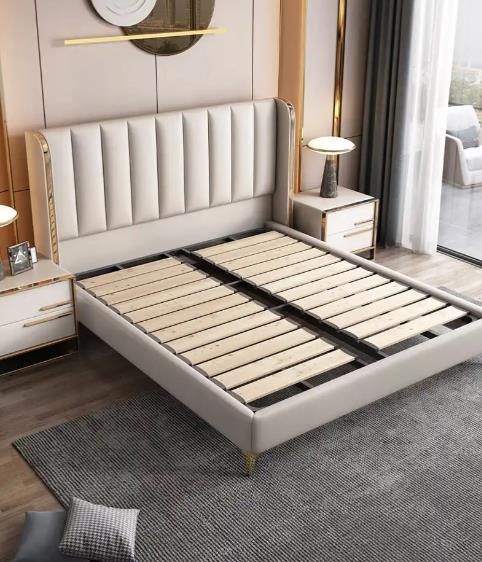 Customized OEM Hotels Functional King Size Queen Headboard Luxury Soft Bed
