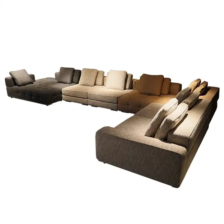 New Style Home Furniture Nordic Large Luxury Sofa Sets Fabric Living Room Furniture